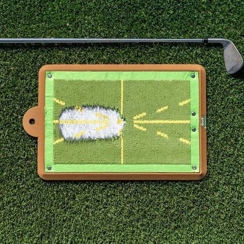 Portable Golf Training Mat with Swing Path Detection & Ball Tracking